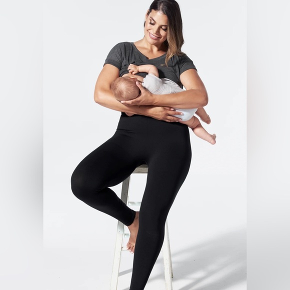 BLANQI EVERYDAY Highwaist Postpartum + Nursing Support Leggings Medium Black - Picture 11 of 14